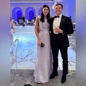 ALFRED SUNG Lavender Maxi Dress